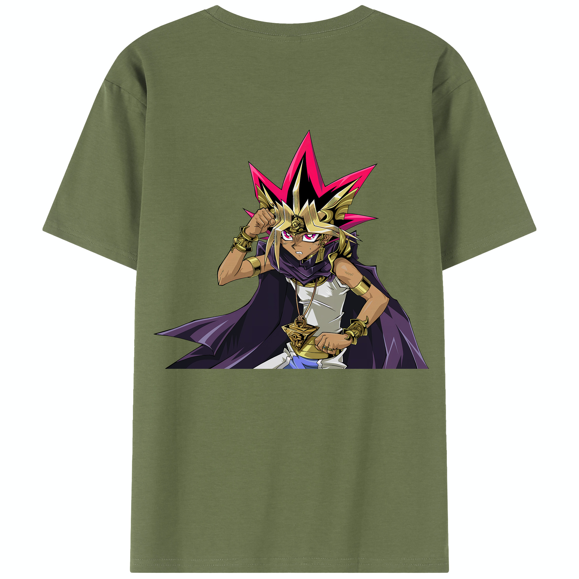（画像用） 遊☆戯☆王 Yu-Gi-Oh! 綿100％半袖Tシャツ（背面プリント）